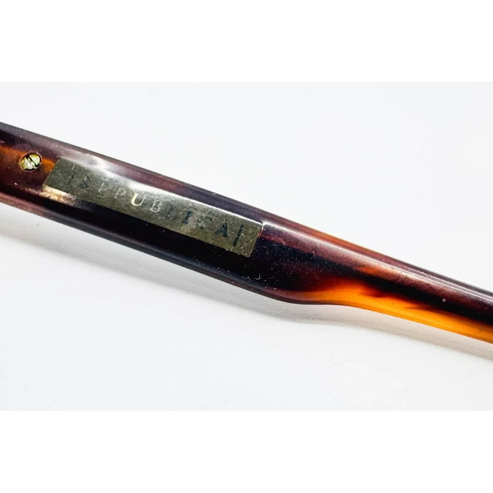 Republica Miami Eyeglasses Mens Brown Tortoise Shell Rectangle 53-17-140